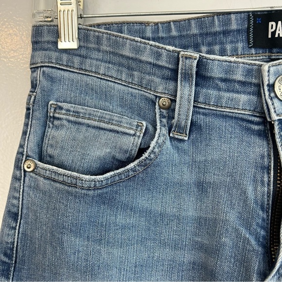 Paige Lennox Distressed Slim Fit Denim Jeans Size 29 - Picture 6 of 15